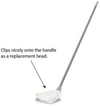 ADDIS Cotton Mop Refill, Graphite/White