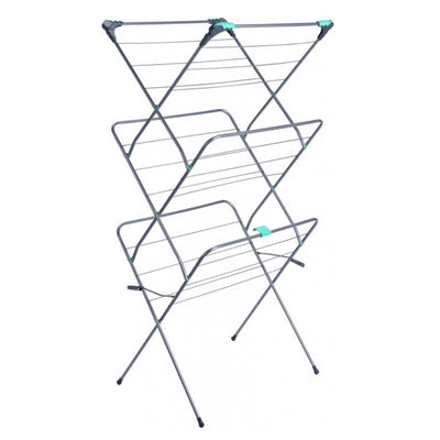 Addis® 16m 3 Tier Clothes Airer with Hooks