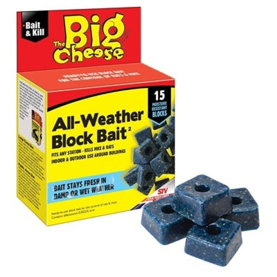 The Big Cheese® All Weather Block Bait 15 x 10g