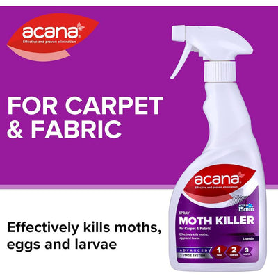 Acana™ Moth Killer Spray for Carpet & Fabric 500ml