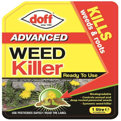 Doff® Advanced Glyphosate Weed & Root Killer Spray 1L