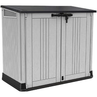 Keter Store It Out Nova Outdoor Storage Shed, Light Grey & Dark Grey, 880L Capacity