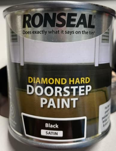 Ronseal Diamond Hard Doorstep Paint, Black, 250ml