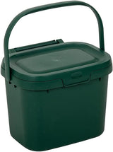 Dark Green Food Waste Compost Caddy, 4.5L