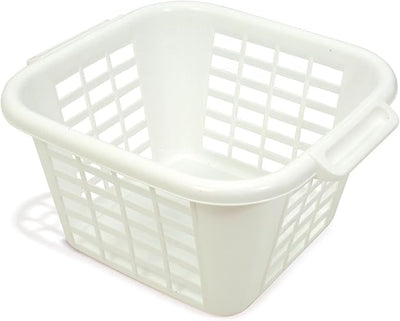 Addis Square Laundry Basket, Linen, 24L