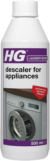 HG Descaler for Appliances, limescale remover for kettles, coffee machines, and washing machines