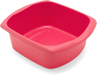 Addis 9.5L Washing Up Bowl, Pomegranate