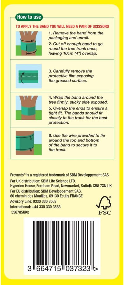 Provanto Boltac Greaseband - 5m Tree Pest Barrier