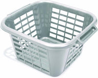 Addis Square Laundry Basket, Metallic, 24L