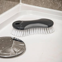 Addis ComfiGrip Scrubbing Brush, Metallic Graphite