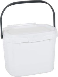 White/Grey Compost Caddy, 4.5L