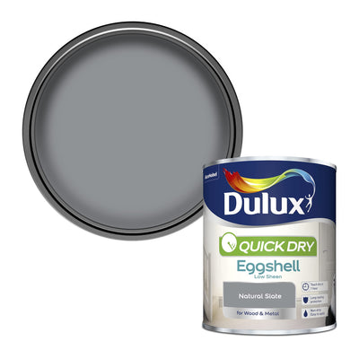 Dulux Quick Dry Eggshell Paint - Natural Slate 750ml