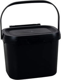 Black Compost Caddy Bin, 4.5L