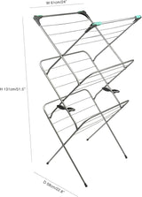 Addis 3-Tier Indoor Drying Rack, Silver