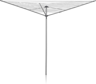 Addis 3-Arm Rotary Washing Line, Grey