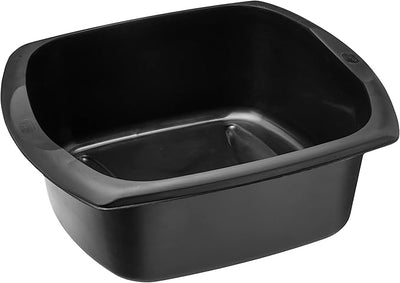 Addis Rectangular Washing Up Bowl, 9.5L, Soft Black