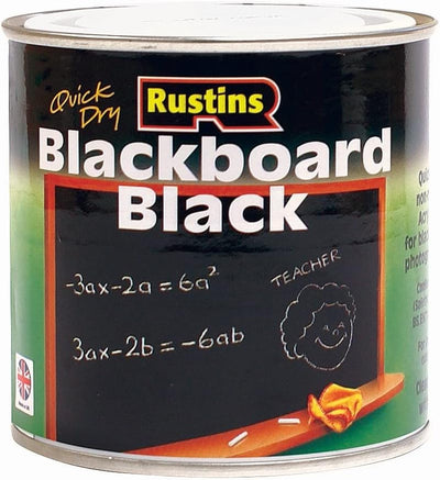 Rustins Blackboard Black Paint 250ml