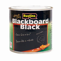 Rustins Blackboard Black Paint 250ml