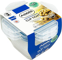 Addis Clip Tight 300ml Food Containers (3pk)