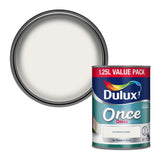 Dulux Once Gloss Paint, Pure Brilliant White, 1.25L