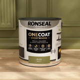 Ronseal One Coat Everywhere Paint Olive Matt 2.5L