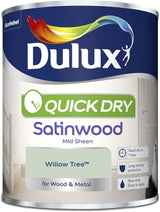 Dulux Quick Dry Satinwood Paint - Willow Tree 750ml