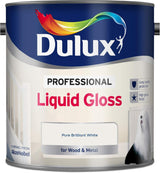 Dulux Professional Liquid Gloss Paint, Pure Brilliant White, 2.5L