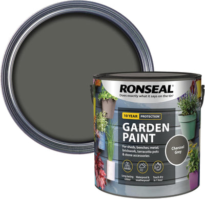 Ronseal Garden Paint Charcoal Grey 2.5L