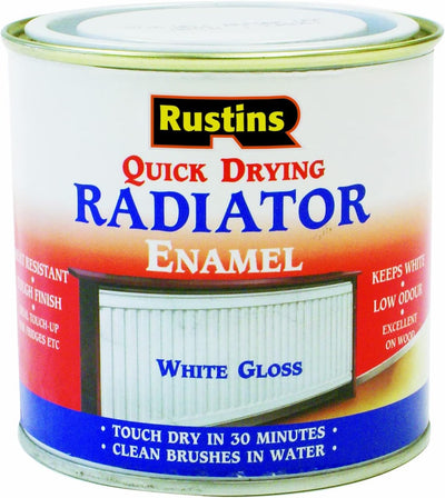 RUSTINS Quick Drying Radiator Enamel Gloss 250ml