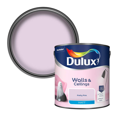 Dulux Matt Emulsion Paint - Pretty Pink 2.5L