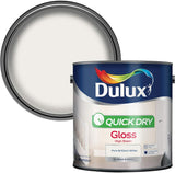 Dulux Quick Dry Gloss Paint - Pure Brilliant White 2.5L