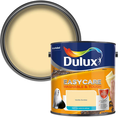 Dulux Easycare Washable Matt Emulsion, Vanilla Sundae, 2.5L