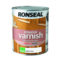 Ronseal Interior Varnish White Ash Matt 750ml