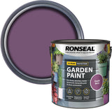 Ronseal Garden Paint Purple Berry 2.5L