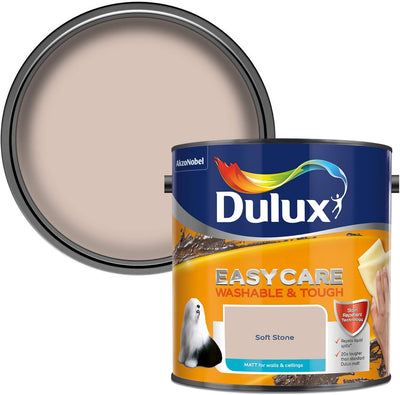 Dulux Easycare Washable Matt Emulsion, Soft Stone, 2.5L