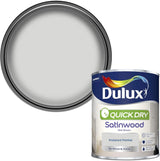 Dulux Quick Dry Satinwood Paint - Polished Pebble 750ml