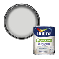 Dulux Quick Dry Satinwood Paint - Polished Pebble 750ml