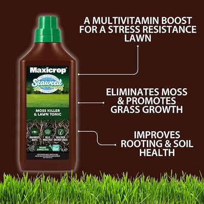 Maxicrop Moss Killer & Lawn Tonic, 1L