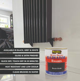 RUSTINS Quick Drying Radiator Enamel Gloss 250ml