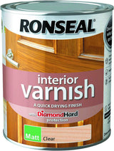 Ronseal Interior Varnish Matt Clear 750ml