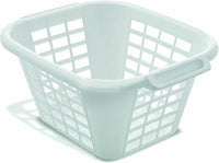 Addis Square Laundry Basket, White, 24L