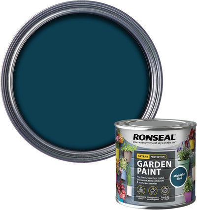 Ronseal Garden Paint, Midnight Blue, 250ml