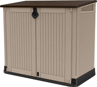 Keter Store-It Out Midi Outdoor Garden Storage Shed, Beige/Brown, 845L Capacity