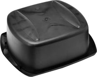 Addis Rectangular Washing Up Bowl, 9.5L, Soft Black