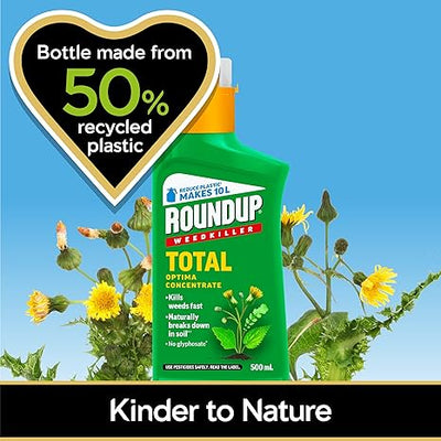 Roundup Total Optima Concentrate Weedkiller - 250ml