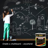 Rustins Blackboard Black Paint 250ml