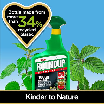 Roundup Tough Weedkiller RTU Spray - 1L