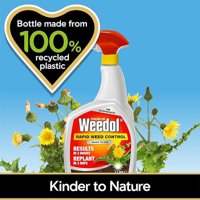 Weedol Rapid Weedkiller, Ready To Use, 1L