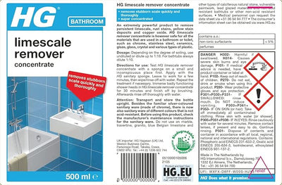 HG Limescale Remover Concentrate, 500ml