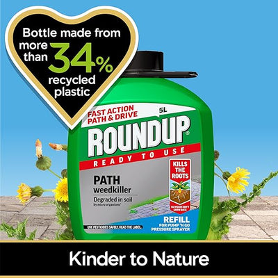 Roundup Path Weedkiller RTU Refill - 5L